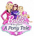 barbie and her sisters in a Pony tale coloring pages to print