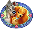 The lady and the Tramp coloring pages to print