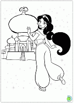 Aladdin_Jasmine-coloringPage-005