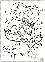 Aladdin_Jasmine-coloringPage-019