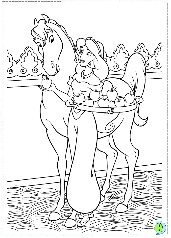Download Aladdin Coloring page- DinoKids.org