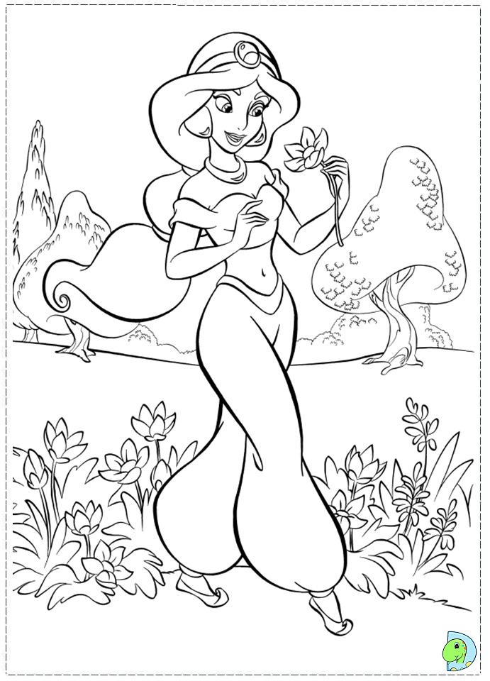 Download Aladdin Coloring page- DinoKids.org