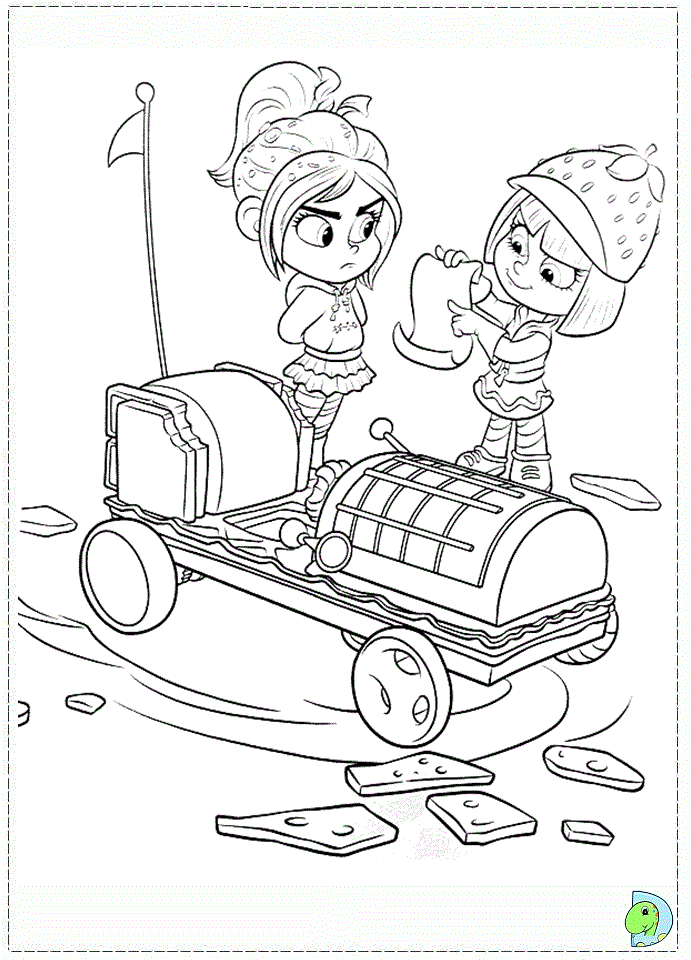 Wreck it Ralph Coloring Page DinoKids org
