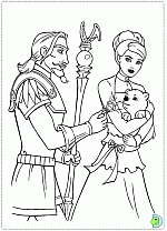 Barbie and the magic of Pegasus coloring pages - DinoKids.org