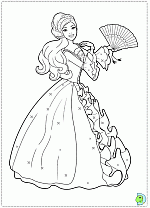 coloring pages barbie three musketeers