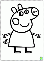 Peppa Pig coloring pages- DinoKids.org