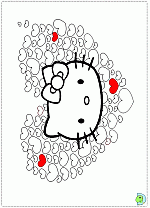 Hello Kitty coloring pages, Hello Kitty coloring book- DinoKids.org