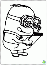 Minions coloring pages- DinoKids.org