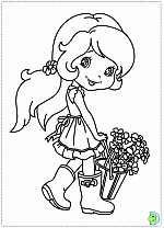 Strawberry Shortcake coloring pages on DinoKids.org