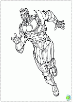 Iron Man coloring pages, Iron Man coloring book- DinoKids.org