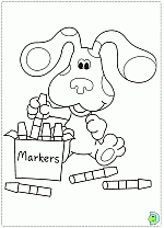 Blue's Clues coloring pages- DinoKids.org