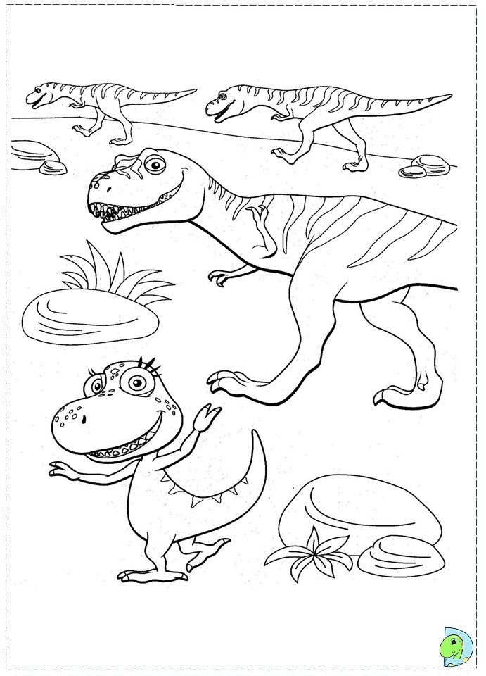 Dino train Coloring page- DinoKids.org