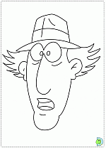 Inspector Gadget coloring pages, colouring Inspector Gadget- DinoKids.org