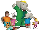 Babar and the Adventures of Badou coloring book