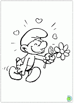 The Smurfs coloring pages for kids, Smurfs coloring book- DinoKids.org