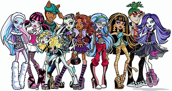 Monster High coloring sheets