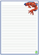 Spiderman-Writing_Paper-07