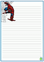Spiderman-Writing_Paper-09
