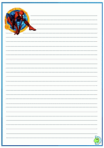 Spiderman-Writing_Paper-11