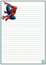 Spiderman-Writing_Paper-12