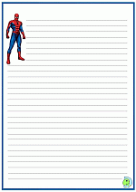 Spiderman-Writing_Paper-19