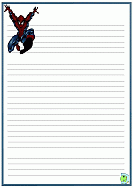 Spiderman-Writing_Paper-20