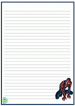 Spiderman-Writing_Paper-21