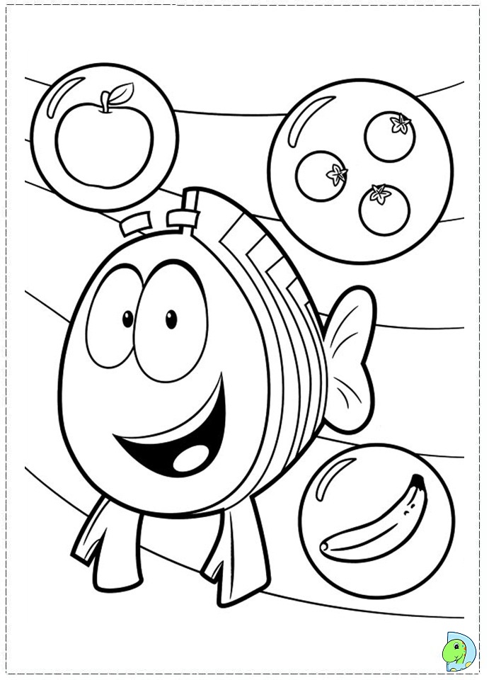 Bubble Guppies Coloring page- DinoKids.org