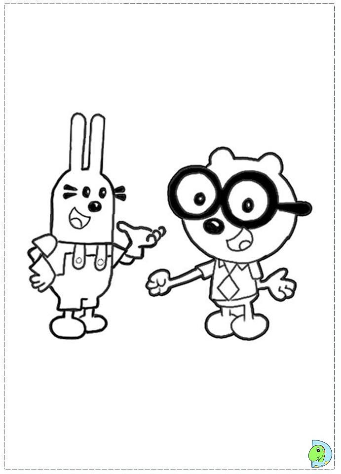 Wow Wow Wubbzy Coloring page- DinoKids.org