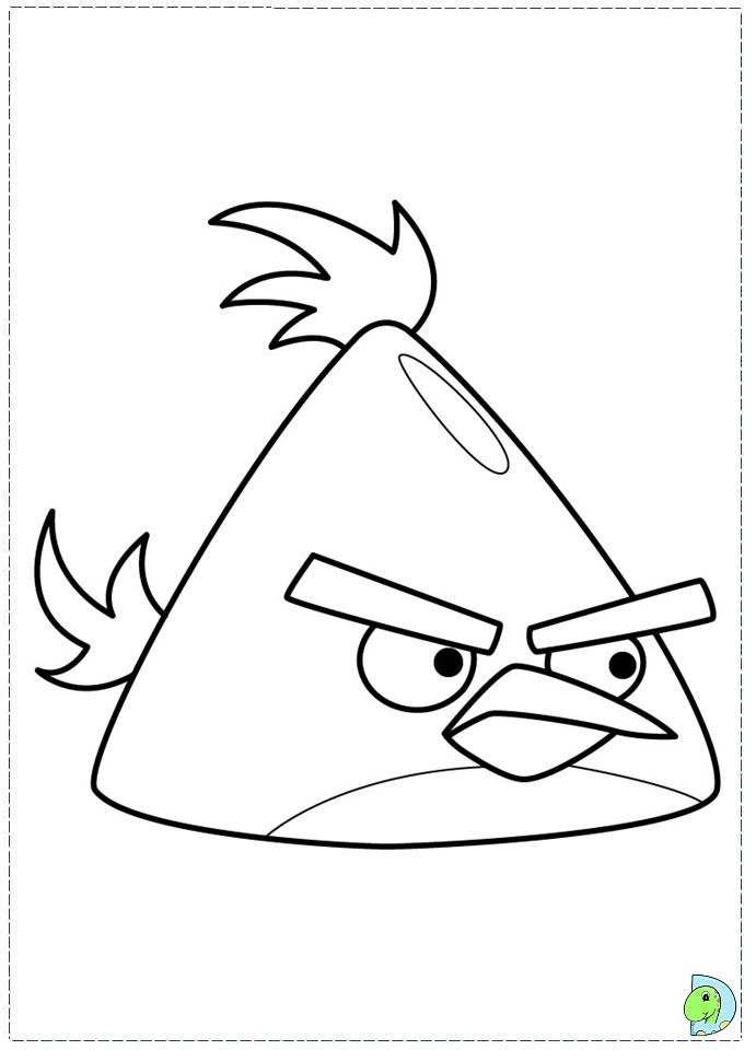 Angry Birds Coloring page- DinoKids.org