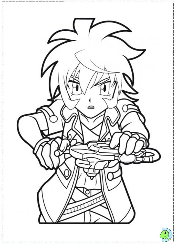 Beyblade Rock Leone Coloring Page Coloring Pages