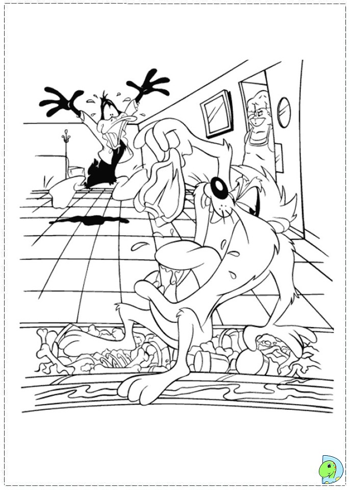 Download Daffy Duck Coloring page- DinoKids.org