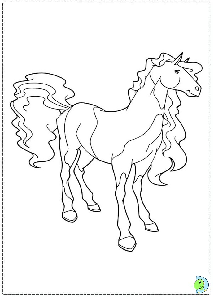 Horseland Coloring page- DinoKids.org