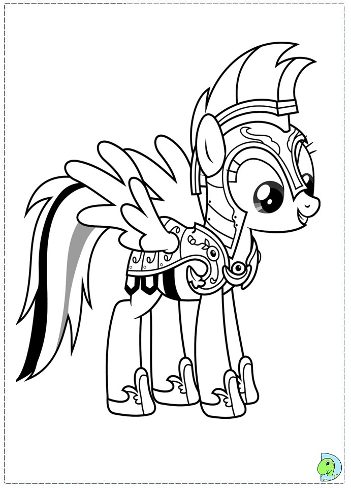 My Little Pony Coloring page- DinoKids.org