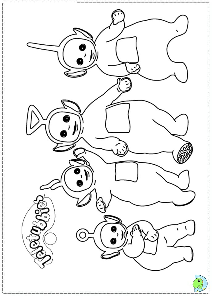 Teletubbies Coloring page- DinoKids.org