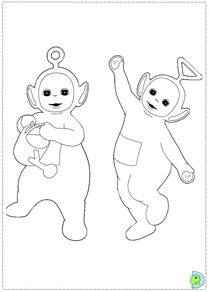 Teletubbies Coloring Page