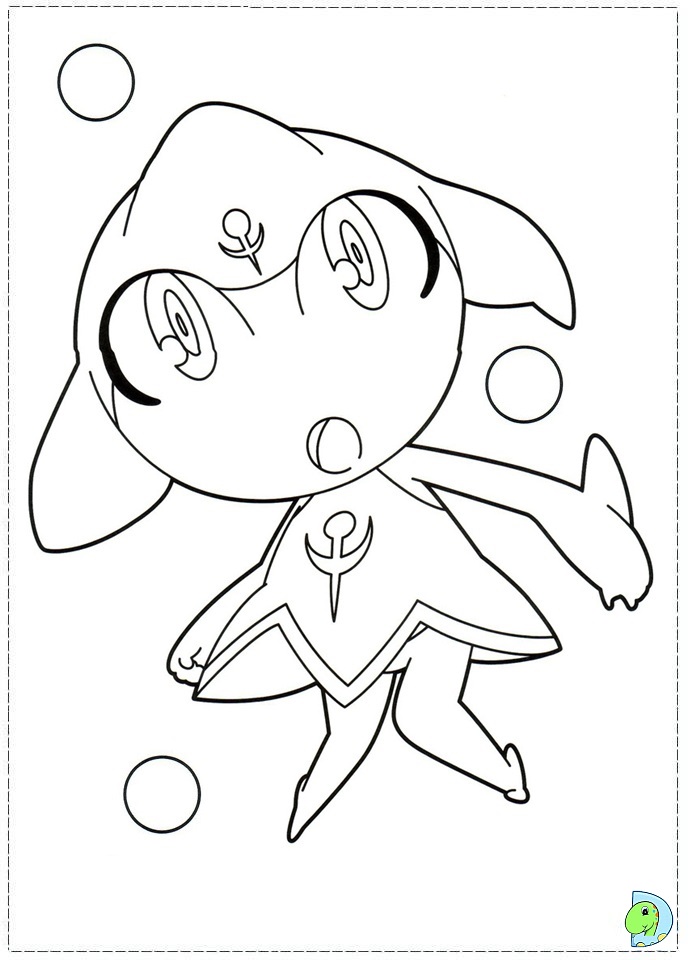 Meloetta Coloring Pages