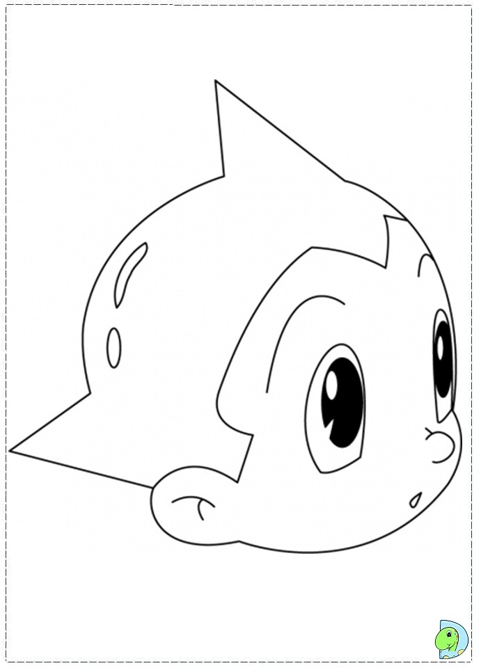 Astro Boy Coloring page- DinoKids.org
