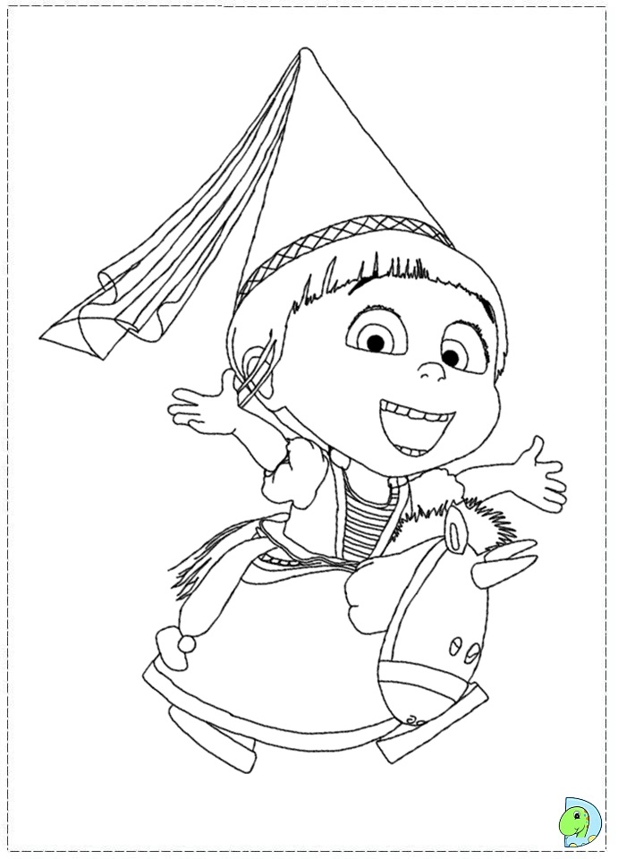 Margo Edith And Agnes Coloring Pages