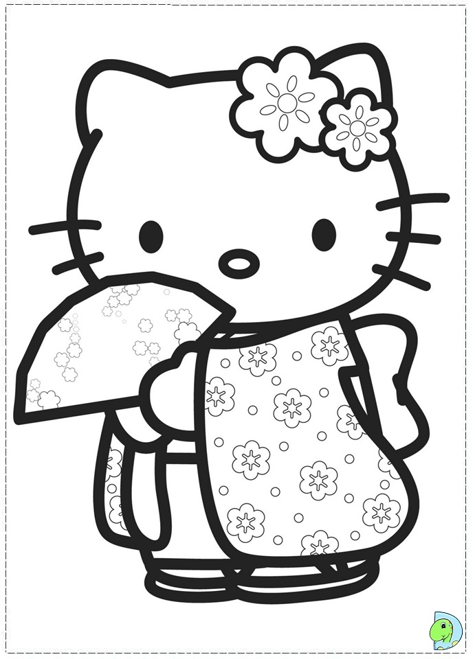 Hello Kitty Supercoloring Pages - 272+ SVG File for DIY Machine