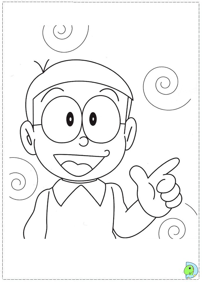 Coloring Picture Of Doraemon - 242+ File for DIY T-shirt, Mug