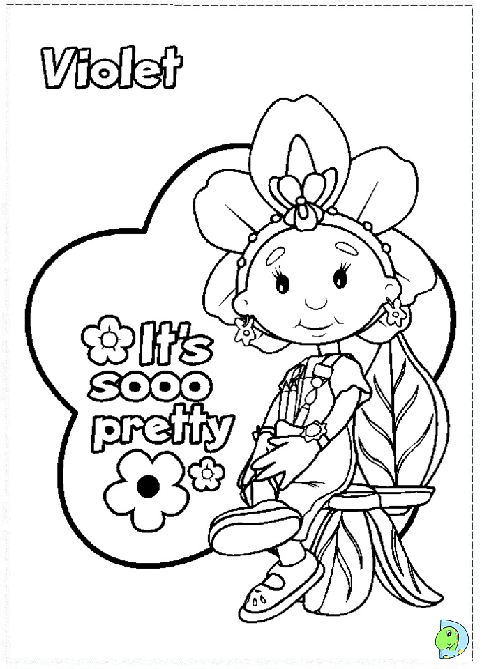 Fifi and the Flowertots coloring page - DinoKids.org