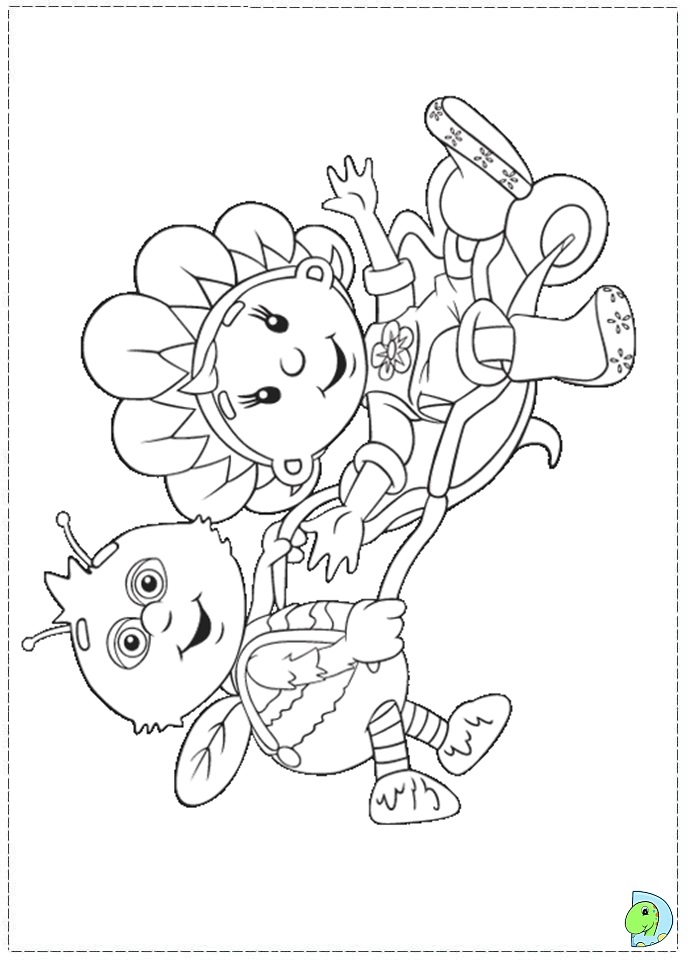 Fifi and the Flowertots coloring page - DinoKids.org
