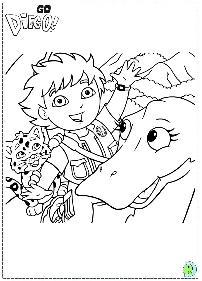Go Diego Go Coloring Pages Nick Jr