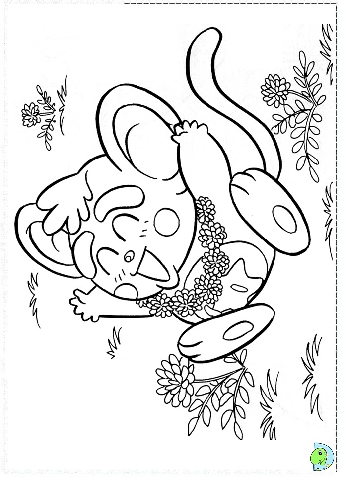 Minky Momo coloring page- DinoKids.org