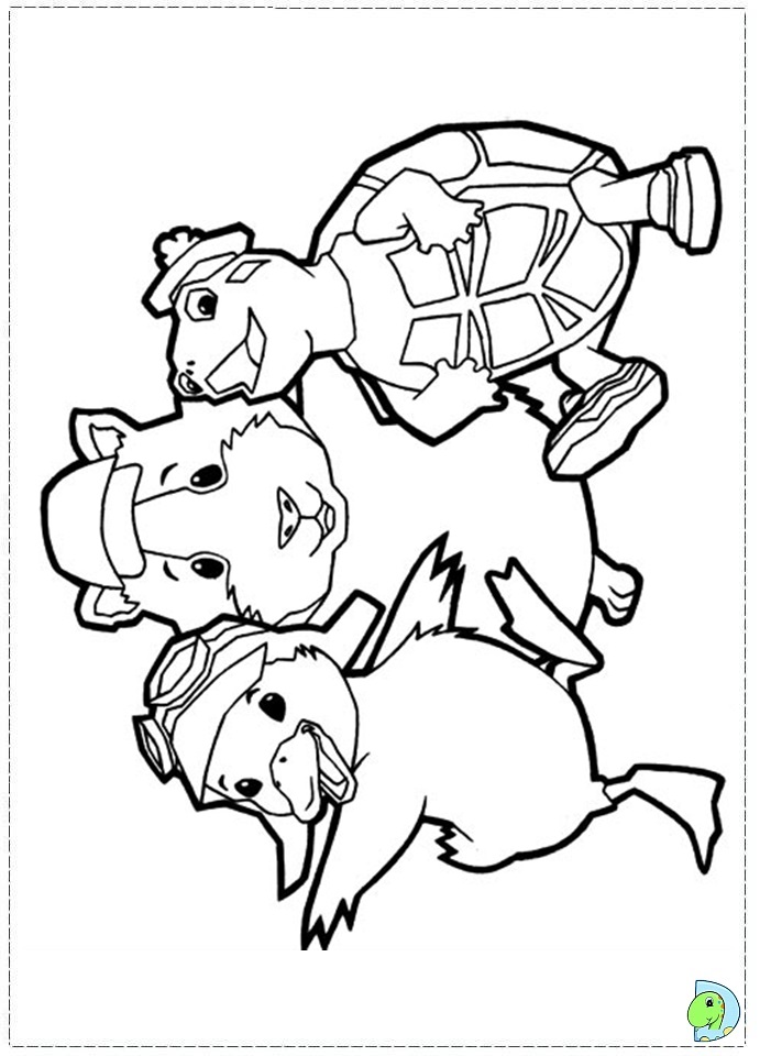 Wonder Pets coloring page- DinoKids.org