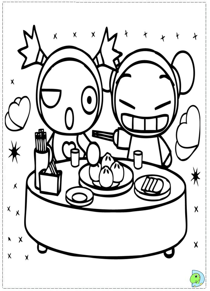 Pucca Coloring page- DinoKids.org