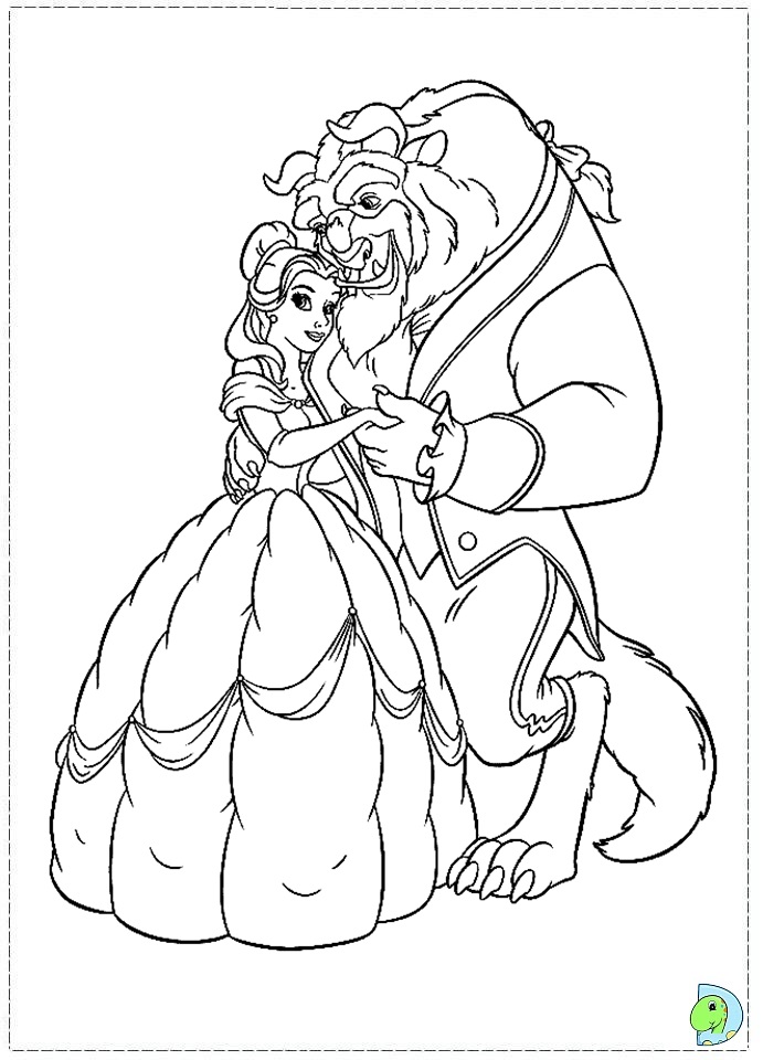 the-beauty-and-the-beast-coloring-page-dinokids