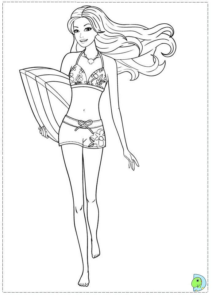 Barbie Mermaid_tale ColoringPage 01
