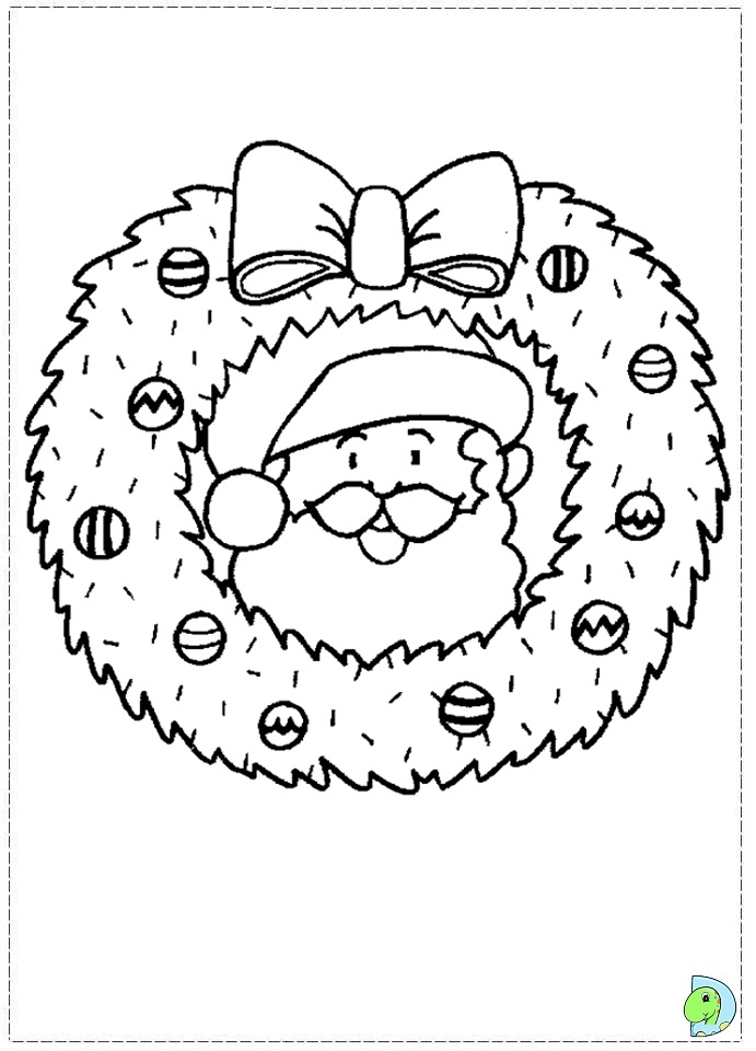 Santa Claus coloring page- DinoKids.org